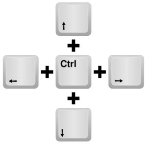 ctrl-pijltjes