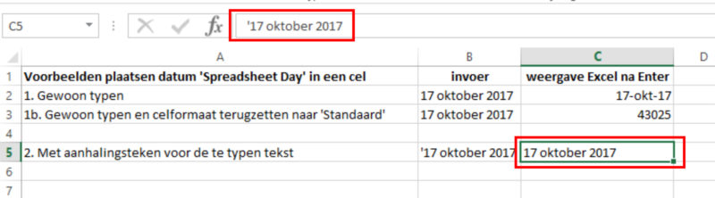 Hoe doe je dat in Excel Datum 02